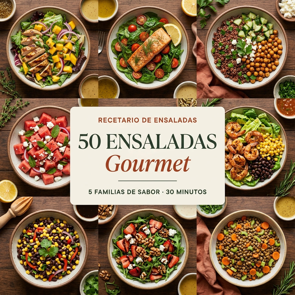 50 Ensaladas Gourmet · Edición Premium