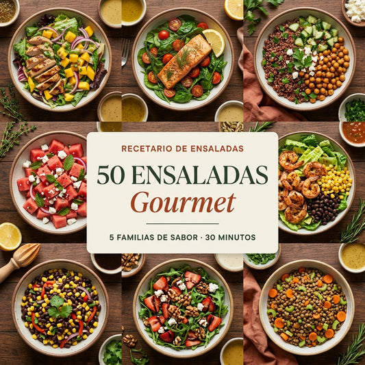 50 Ensaladas Gourmet · Edición Premium