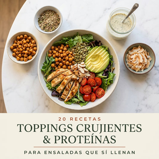 Toppings Crujientes y Proteínas Deliciosas
